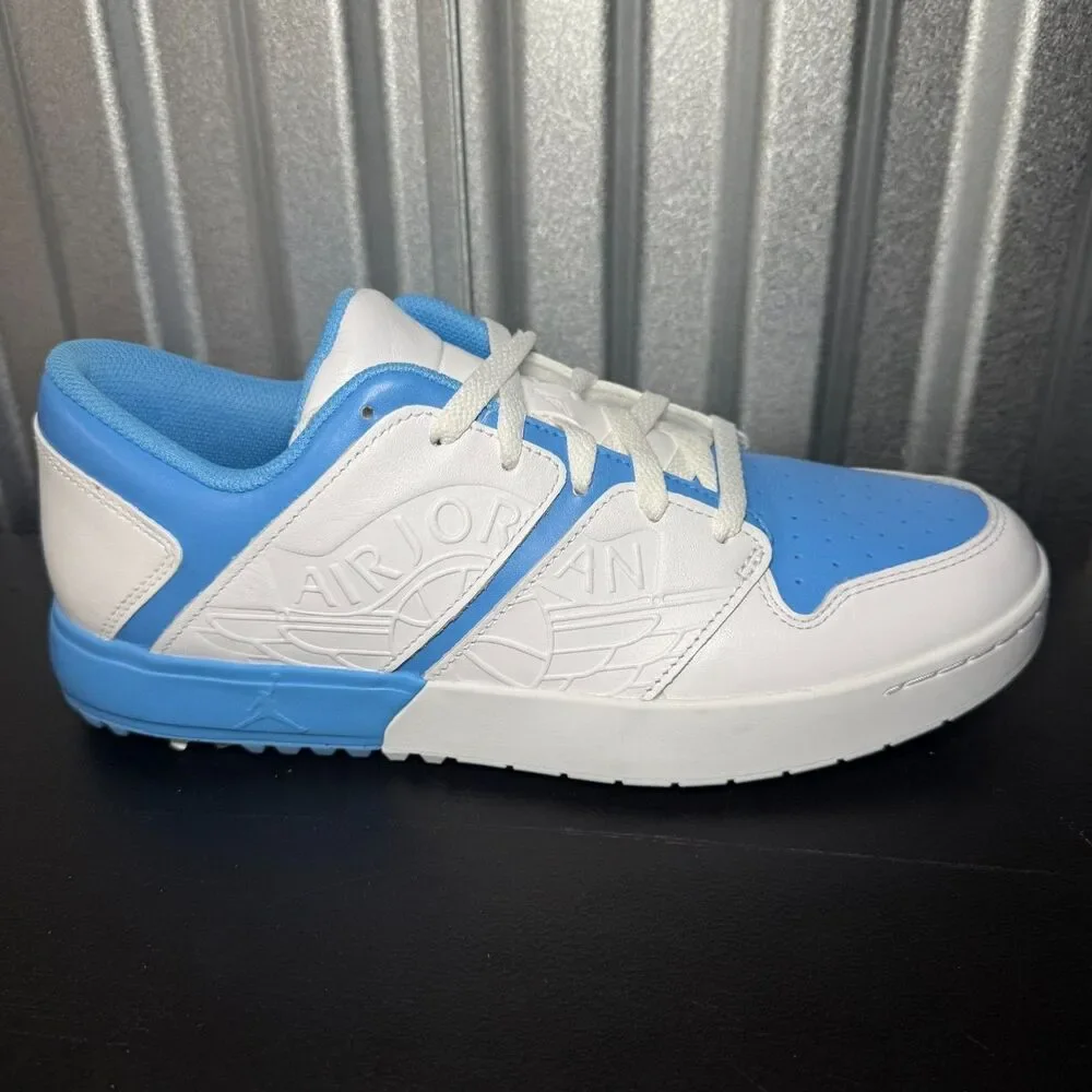 Nike Jordan NU Retro 1 Golf Shoes White University Blue FZ4153 101 Men's Size 10